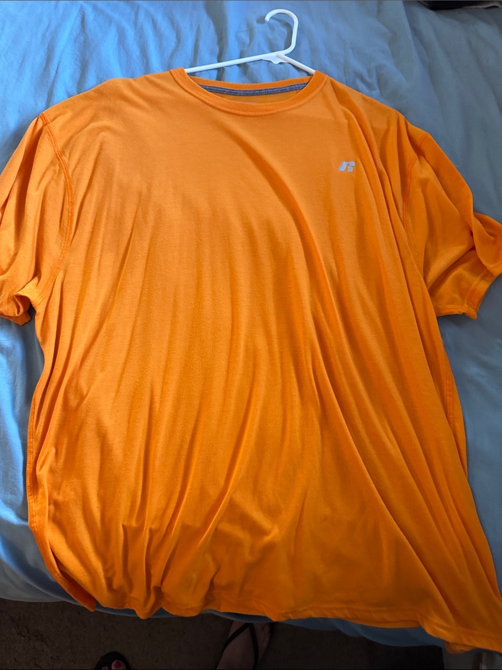 Russell Athletic Orange Short Sleeve Performance Tee